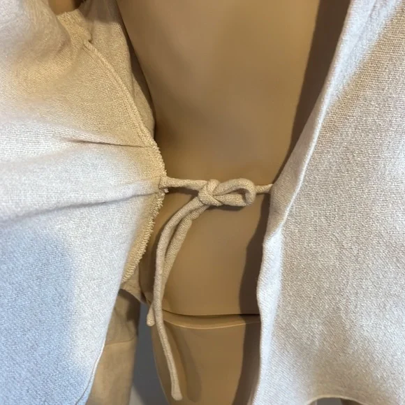 Zara Wool Blend Wrap Long Sleeve Side button Top Size S - Picture 15 of 15